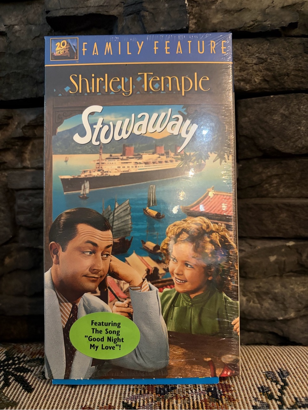 20th Century Fox Shirley Temple Stowaway VHS